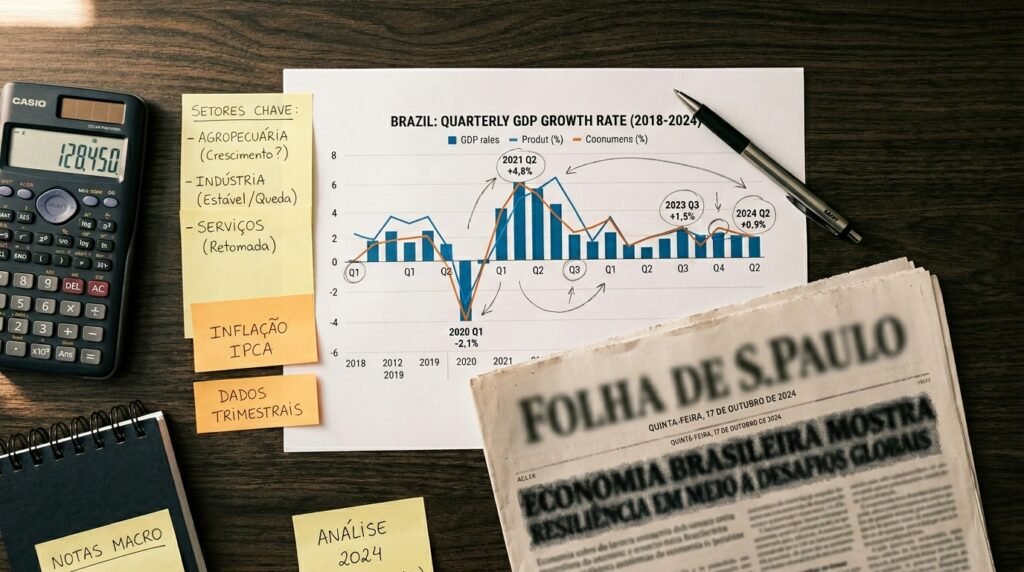PIB do Brasil o que é, como é calculado e o que cada variação significa para o seu dinheiro