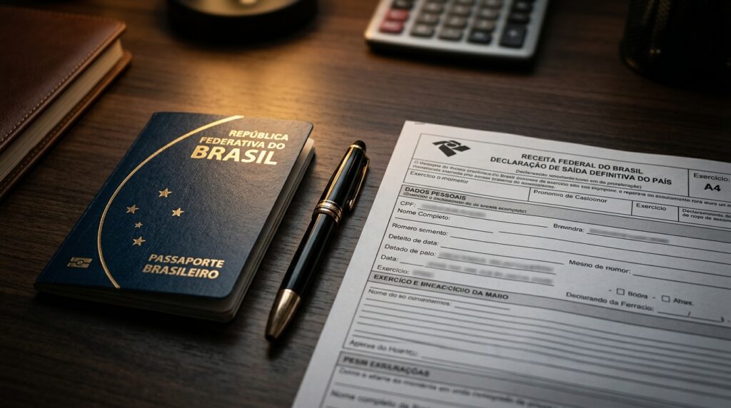 Saída definitiva do Brasil o que é, como comunicar à Receita e como evitar pagar IR duplo