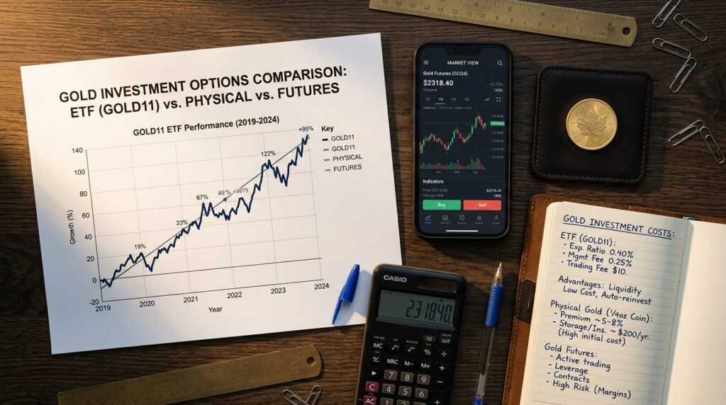 Ouro como investimento como comprar, onde guardar e quando faz sentido ter ouro na carteira