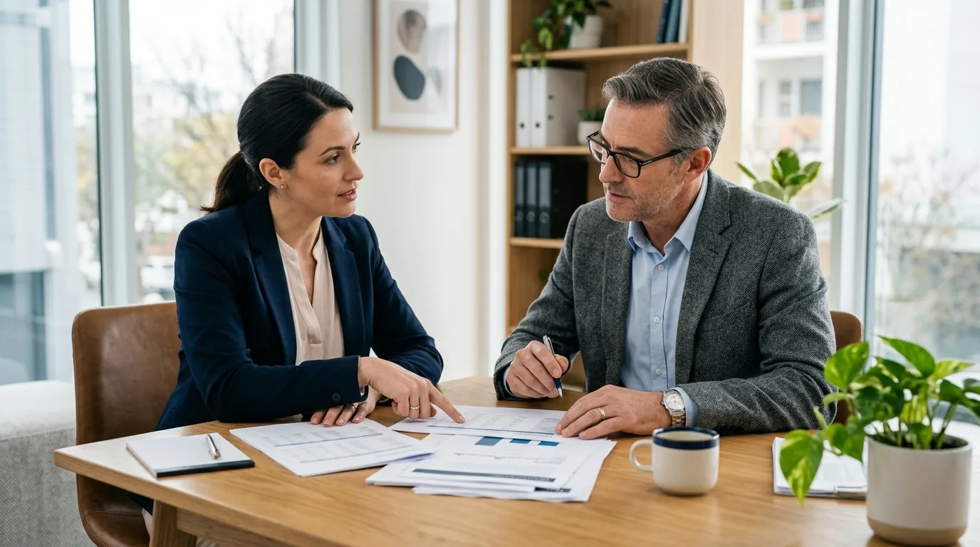 Empreendedor conversando com um contador sobre a transição para Microempresa